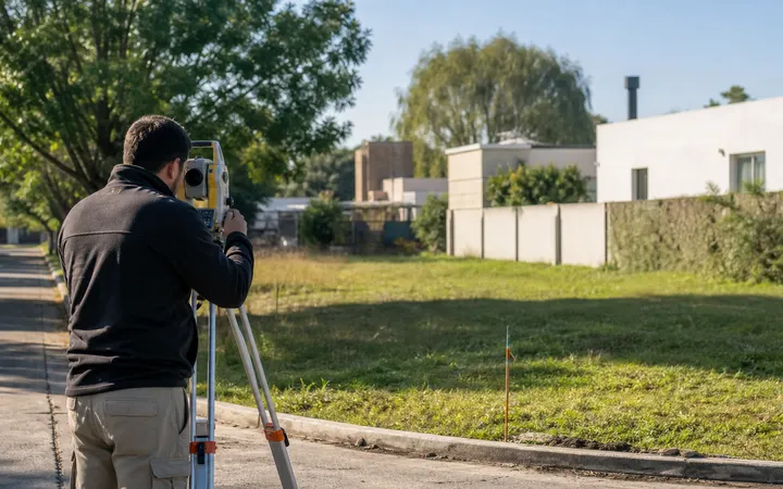 Relevamiento topográfico para obra